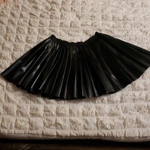 Leather skirt